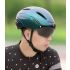 Casque de vélo ROCKBROS ultraléger avec lumière LED rechargeable sécurité cyclisme et compatibilité lunettes magnétiques
