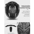 Casque de vélo ROCKBROS ultraléger avec lumière LED rechargeable sécurité cyclisme et compatibilité lunettes magnétiques
