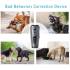 Répulsif Ultrasonique pour Chiens avec LED Entraînement Canin Doux Anti-Aboiement Dispositif de Dissuasion