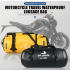 Sac Moto Étanche 40L/80L VTT Roll-Top - Porte-Bagages Arrière & Selle Portable - Rangement Facile