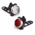 Lumière de Vélo USB Rechargeable HJ-030 3 LED 4 Modes Imperméable Sécurité Cycliste Visibilité Nocturne