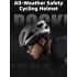 Casque de vélo ROCKBROS avec feu arrière LED rechargeable ultraléger protection cycliste et visibilité