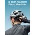 Casque de vélo ROCKBROS avec feu arrière LED rechargeable ultraléger protection cycliste et visibilité