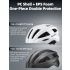 Casque de vélo ROCKBROS avec feu arrière LED rechargeable ultraléger protection cycliste et visibilité