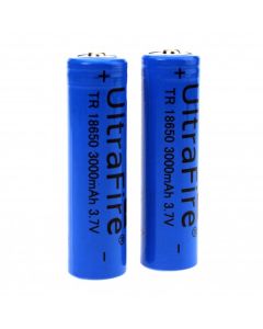 Batterie rechargeable ultrafire tr 3000mAh 3.7V 18650 Li-ion (1 paire)