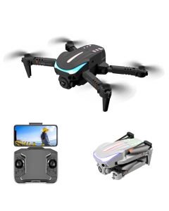 K109 Mini Drone Respiration Lumière 4K Double Caméra HD Évitement Automatique d&#39;Obstacle Quadcopter Pliable Professionnel