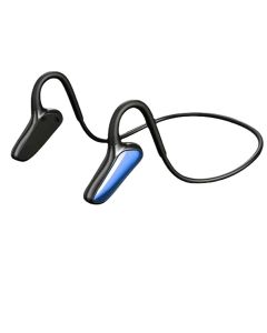 Casque sans fil M-D8, Bluetooth 5,0, équipement audio à conduction osseuse, écouteur de sport étanche sans fil avec micro crochet d&#39;oreille TWS basse Hifi stéréo