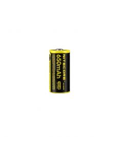 NITECORE NL1665R 650MAH 3.6V 16340 Batterie rechargeable micro-USB
