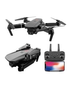 E88 Mini Drone professionnel WIFI HD 4k avec caméra Mode de maintien en hauteur Pliable Avion RC Hélicoptère Pro Dron Jouets Quadcopter Drones