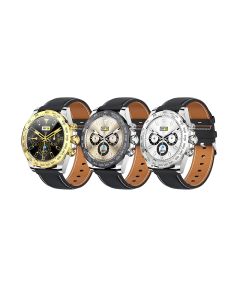 AW13pro montre intelligente hommes affaires bracelet 1.28 pouces écran étanche en acier inoxydable Smartwatch fréquence cardiaque cadrans bricolage