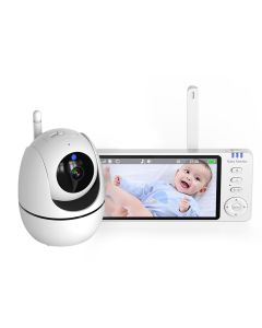 ABM501 moniteur vidéo bébé 2.4G sans fil avec 5.0 pouces LCD 2 voies Audio parler Vision nocturne Surveillance caméra de sécurité Babysitter