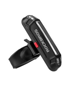 ROCKBROS A54BK feu arrière de vélo 500 mAh USB rechargeable lampe à LED feu arrière de vélo avertissement de sécurité tige de selle équitation vélo feu arrière