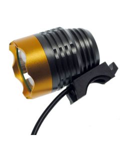 Eternalfire BH01 Rechargeable 3 modes 1800 Lumens Cree Cree XM-L T6 LED Phare de bicyclettage - Tête d'or