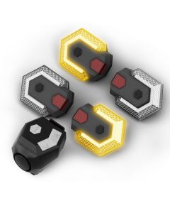 CarryBright CBX4 Clignotant de vélo avec klaxon étanche vélo avant arrière lumière d&#39;avertissement de sécurité Smart télécommande sans fil