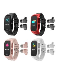 N8 TWS sans fil Bluetooth casque montre intelligente hommes femmes Bluetooth écouteur appel moniteur de sommeil fréquence cardiaque montres intelligentes