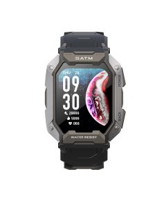 C20 militaire montre intelligente hommes carbone noir Ultra armée extérieure IP68 5ATM étanche fréquence cardiaque sang oxygène Smartwatch