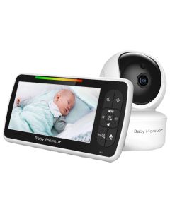 Moniteur bébé 5 pouces avec caméra SM650 moniteur vidéo Portable pour mère et enfant