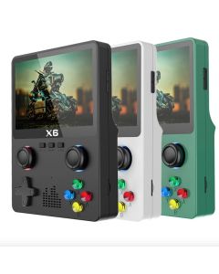 X6 3.5 pouces IPS écran lecteur de jeu portable double Joystick 11 simulateurs GBA Console de jeu vidéo