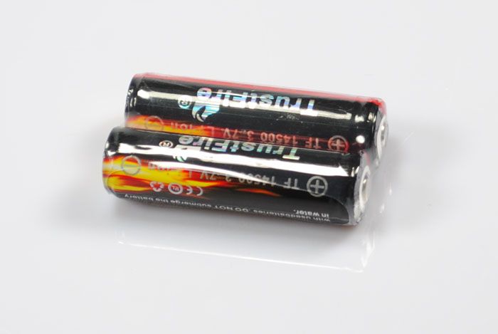 Batterie 14500 TrustFire 3.7V rechargeable 900mAh longue durée de vie pour appareils électroniques et lampes de poche