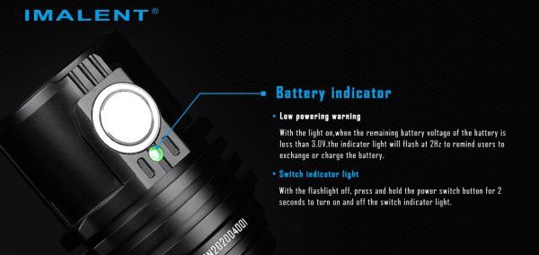 IMALENT MS03 XHP70 Lampe de poche EDC 13000 lumens avec faisceau de 324 mètres, léger et durable pour l'aventure en plein air