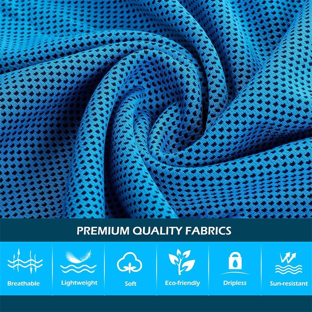 Serviette froide glacée de sport à séchage rapide et écologique pour athlètes avec technologie de refroidissement par évaporation