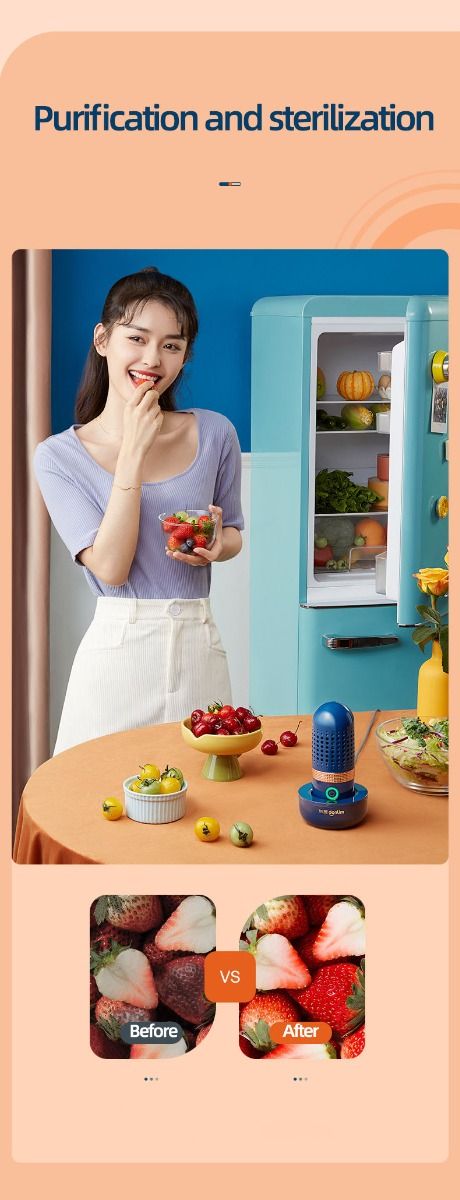 Donlim désinfectant légumes lave-vaisselle portable rechargeable sécurité alimentaire design intuitif