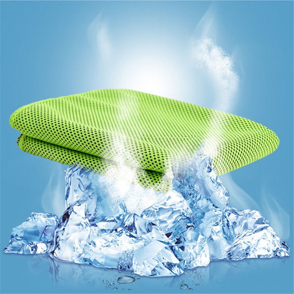 Serviette froide glacée de sport à séchage rapide et écologique pour athlètes avec technologie de refroidissement par évaporation