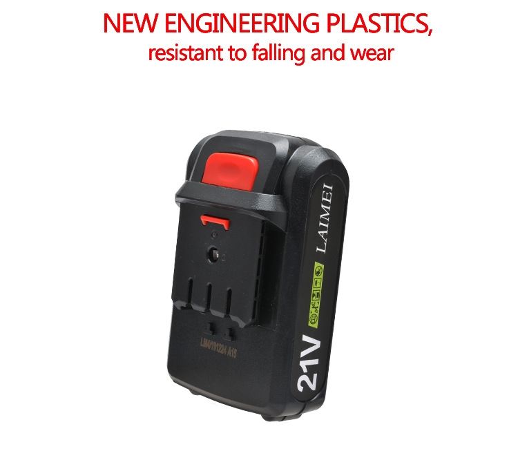 Batterie lithium 21V pour perceuse électrique visseuse sans fil Li-ion polyvalent pour bricolage charge rapide fiable