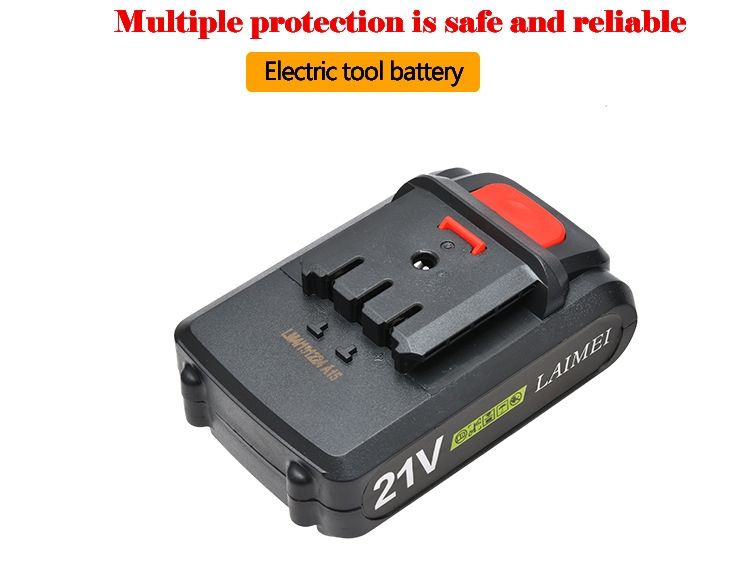 Batterie lithium 21V pour perceuse électrique visseuse sans fil Li-ion polyvalent pour bricolage charge rapide fiable