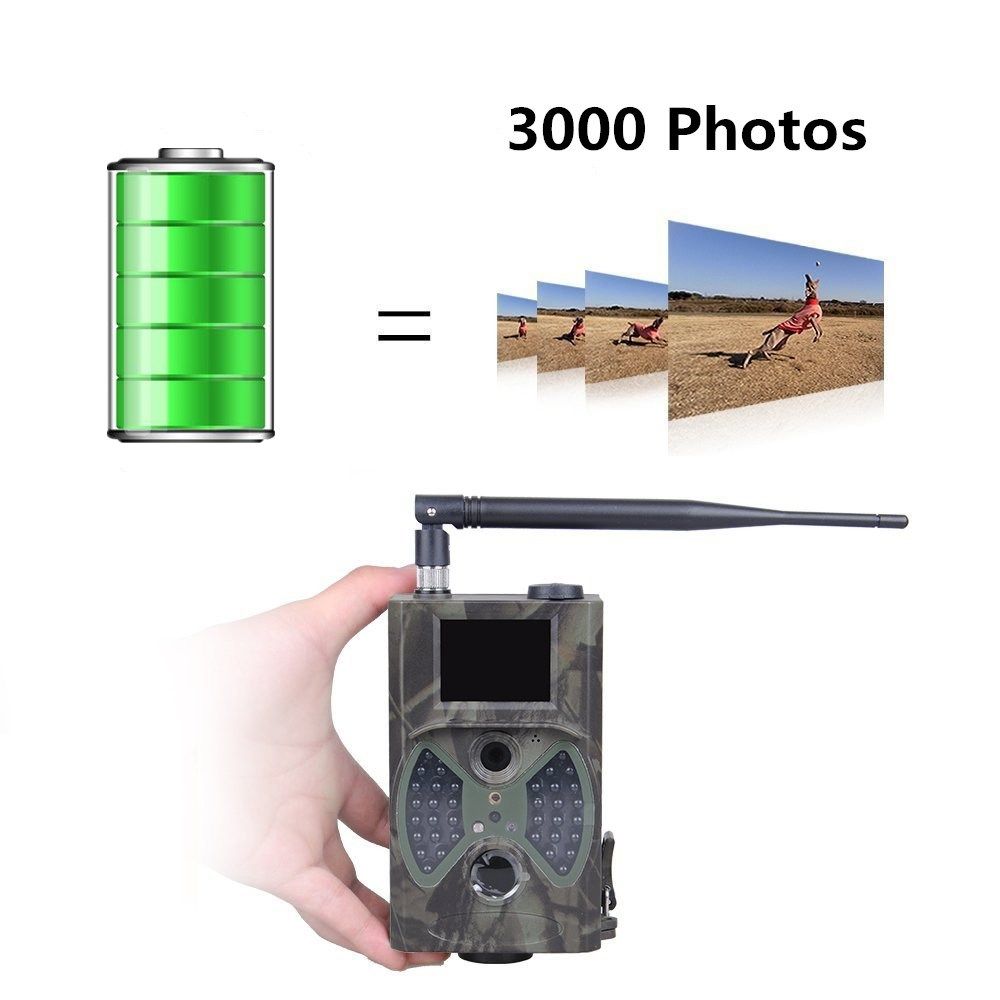 Caméra de chasse HC-300M 12MP vision nocturne infrarouge avec vidéo 1080P et observation de la faune durable