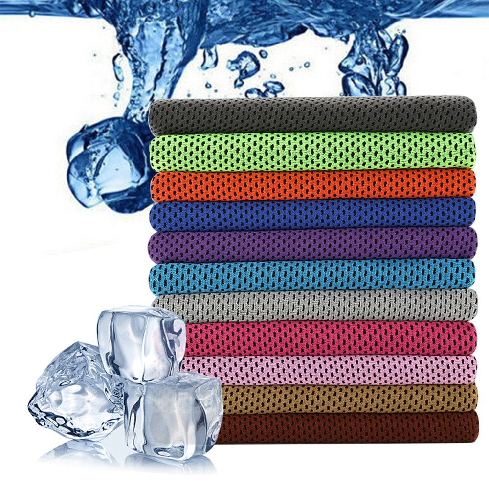 Serviette froide glacée de sport à séchage rapide et écologique pour athlètes avec technologie de refroidissement par évaporation