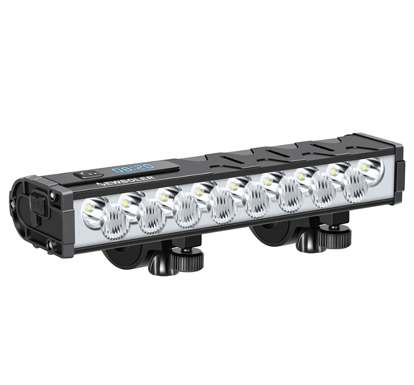 NITEBEAM 10000 Lumens Lampe de vélo avant ultra-lumineuse, étanche, rechargeable USB, pour la sécurité en VTT et cyclisme sur route