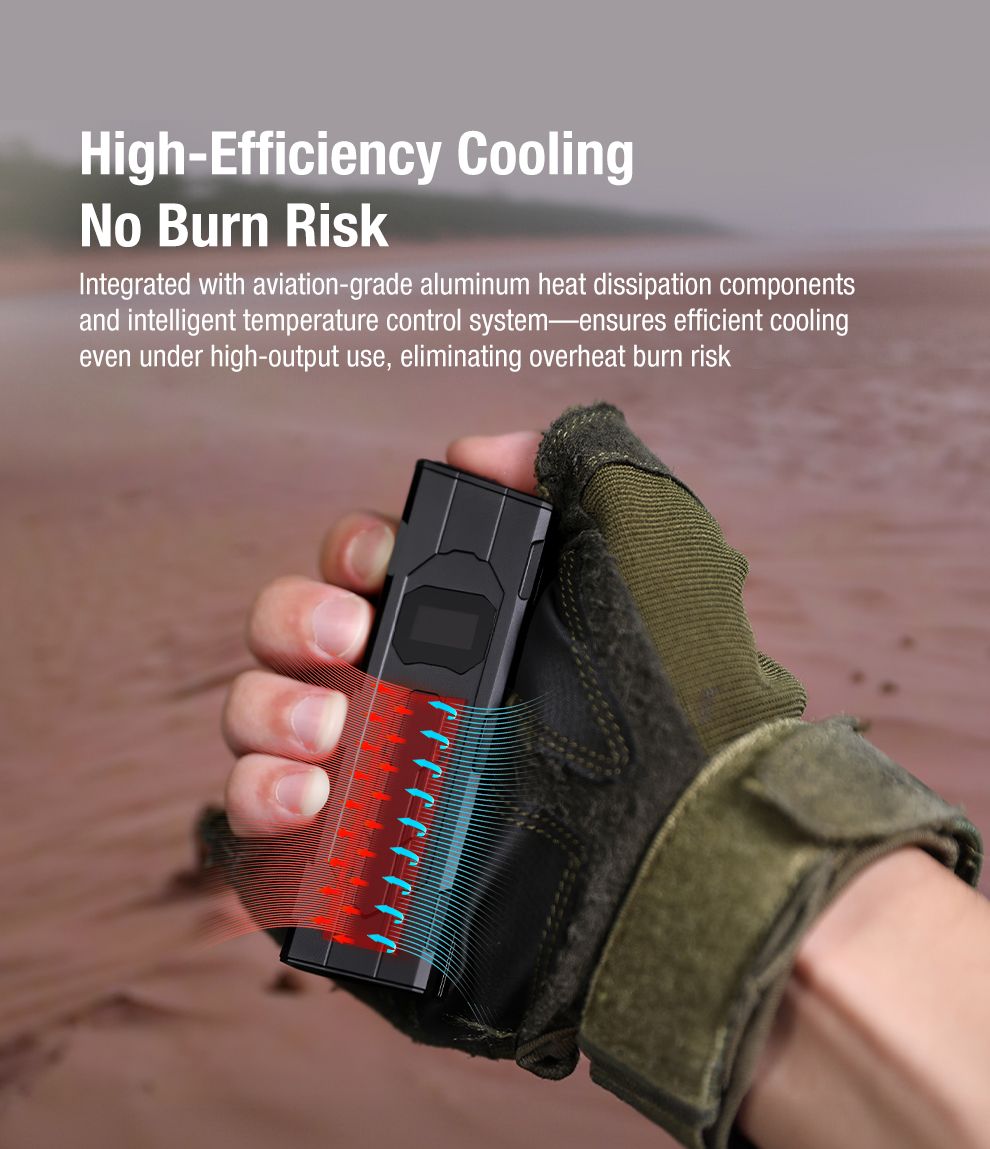 Klarus X2 Lampe Torche Tactique Ultra-Fine 3000 Lumens USB-C Rechargeable Compacte Puissante Sécurité