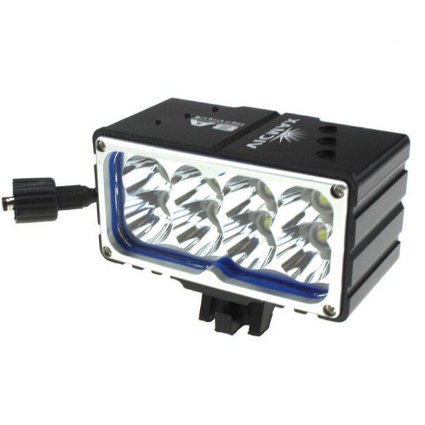 Vicmax 8L2 Feu de vélo 10000 Lumens Phare LED avec batterie rechargeable 3 modes pour les sorties nocturnes