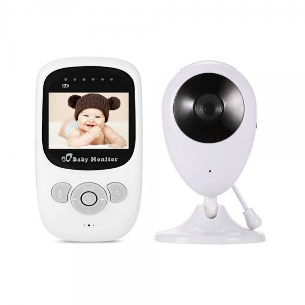 SP880 Moniteur bébé sans fil Écran LCD 2,4 pouces Vidéo haute définition Audio bidirectionnel Vision nocturne pour soins de bébé