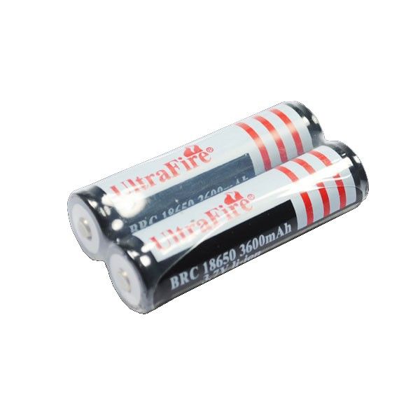 UltraFire 3.7V 18650 3600mAh Piles Rechargeables Puissance Longue Durée pour Appareils à Forte Consommation Écologiques