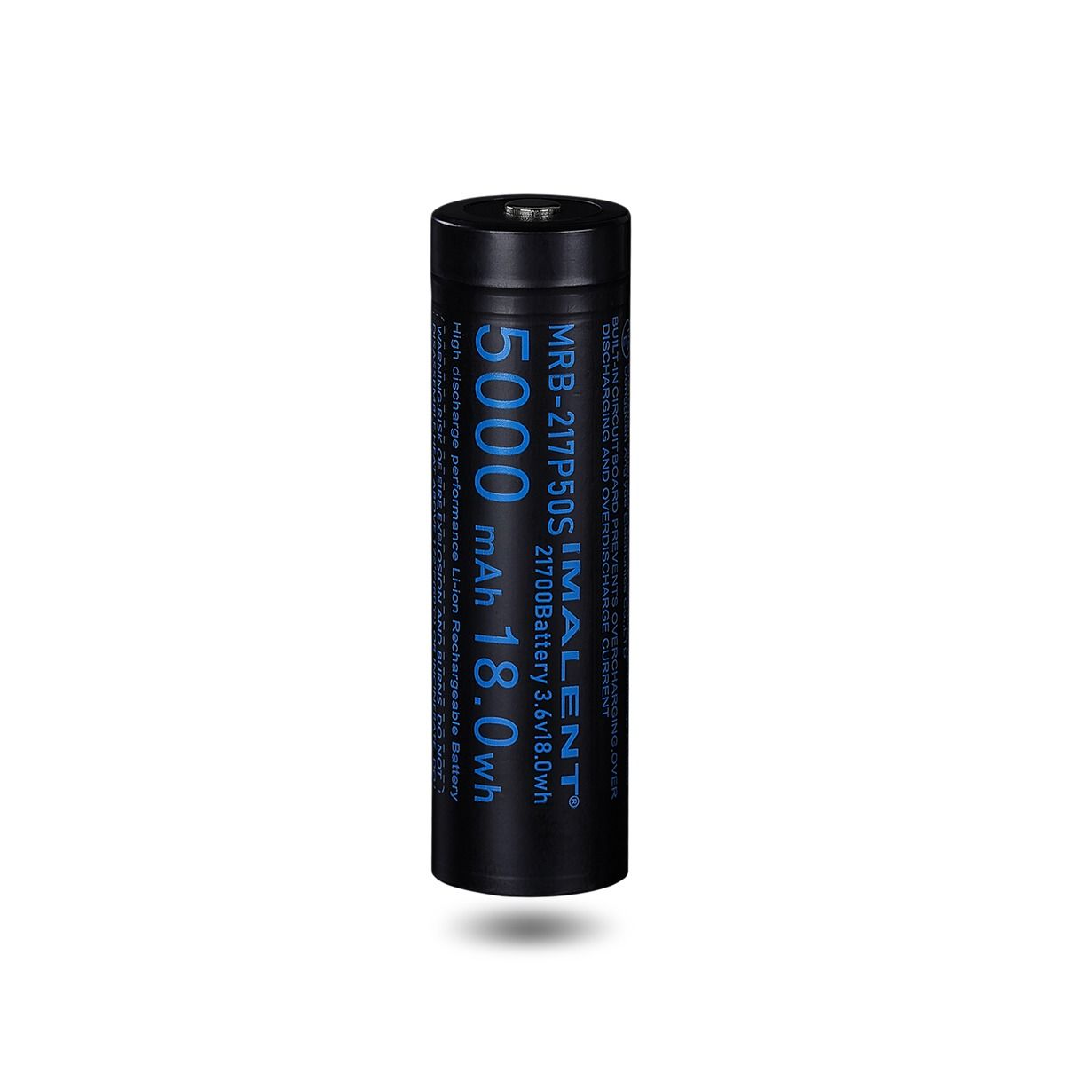 IMALENT MRB-217P50S: Batterie 21700 rechargeable Li-ion 5000mAh 3.6V pour longue autonomie