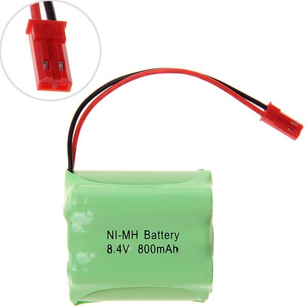 Bloc-batterie rechargeable Ni-MH 3A 8.4V 800mAh en forme d'échelle