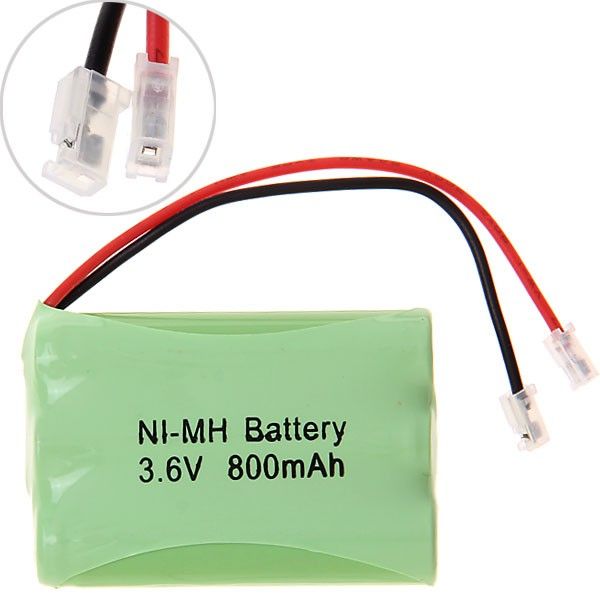Bloc de batteries rechargeables Ni-MH AAA 3.6V 800mAh pour téléphone sans fil