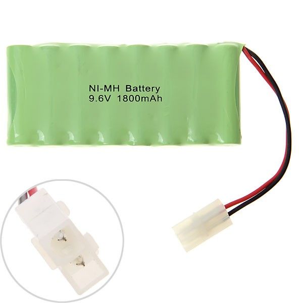 Pile AA Ni-MH 9.6V 1800mAh Rechargeable Écologique Haut Capacité pour Jouets Télécommandés & Modélisme