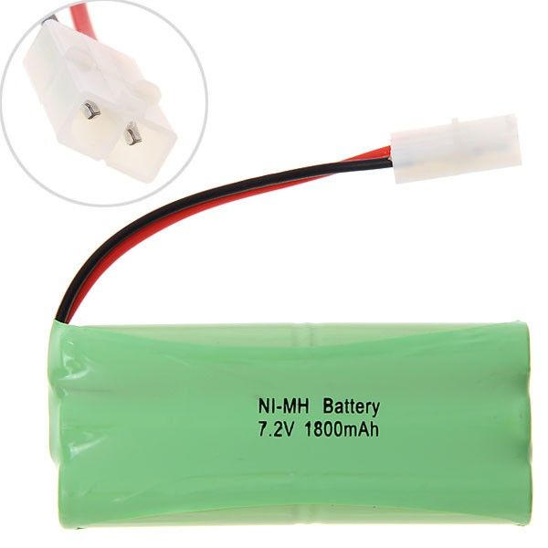 Pack Batterie Rechargeable NI-MH AA 7.2V 1800mAh, 6 Pcs pour Voiture/Avion RC, Électronique, Haute Performance