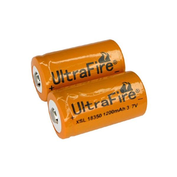 Ultrafire XSL 18350 1200mAh Batterie rechargeable Li-ion Haute performance Alimentation longue durée pour appareils