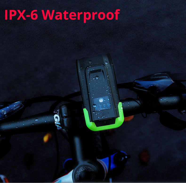 Lumières pour vélo 2X T6 USB rechargeable 2400 lumens six modes pour la sécurité à vélo et les déplacements en ville