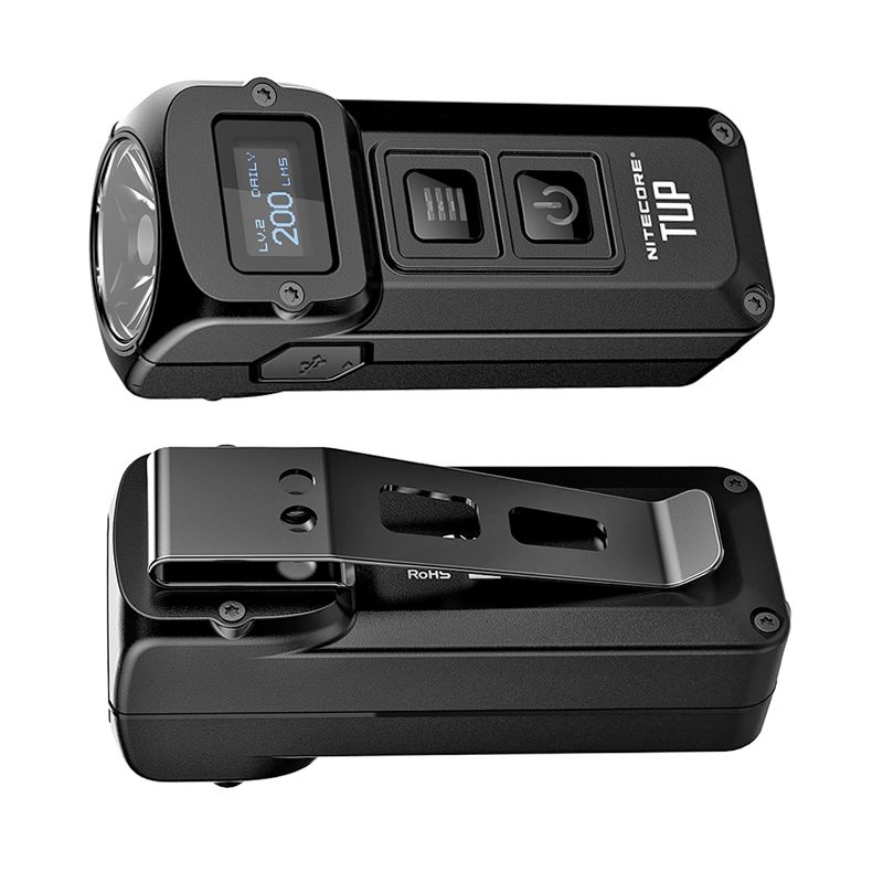 Découvrez la Nitecore TUP mini lampe de poche LED XP-L HD V6 1000 lumens USB rechargeable pour le camping