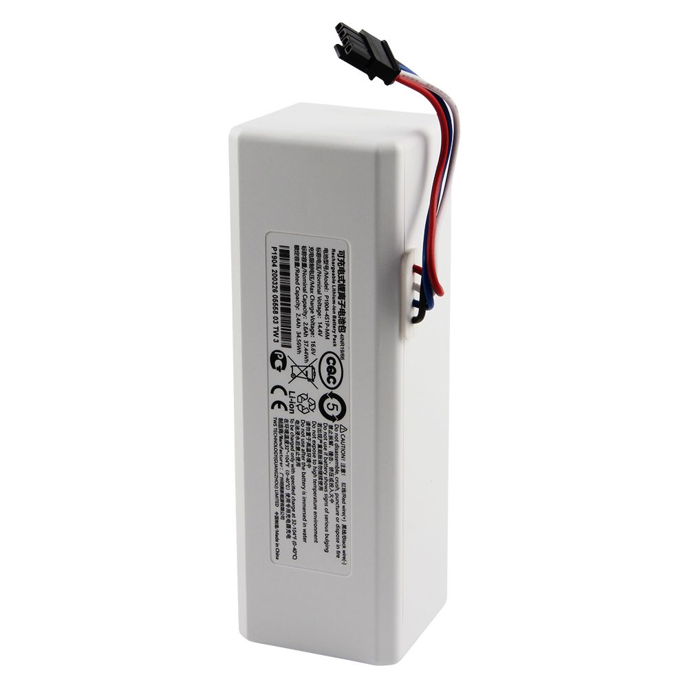 Batterie de robot d'origine 1C P1904-4S1P-MM pour robot balayeur et laveur Xiaomi Mijia Mi Vacuum, haute capacité