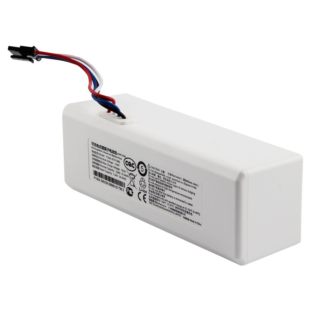 Batterie de robot d'origine 1C P1904-4S1P-MM pour robot balayeur et laveur Xiaomi Mijia Mi Vacuum, haute capacité
