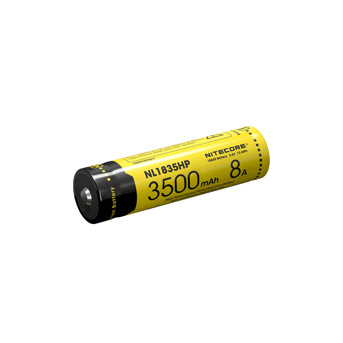 Nitecore NL1835HP Batterie rechargeable 3500mAh 18650 Haute Performance pour lampe de poche et gadgets technologiques