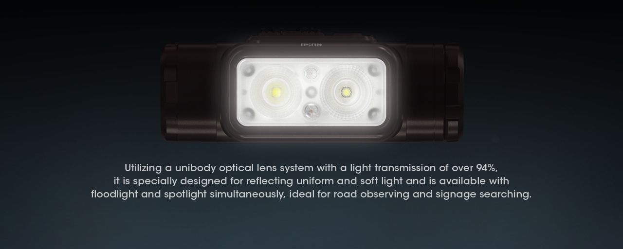 Lampe Frontale LED Nitecore NU50 1400 Lumens Éclairage Extérieur Batterie Intégrée Longue Autonomie