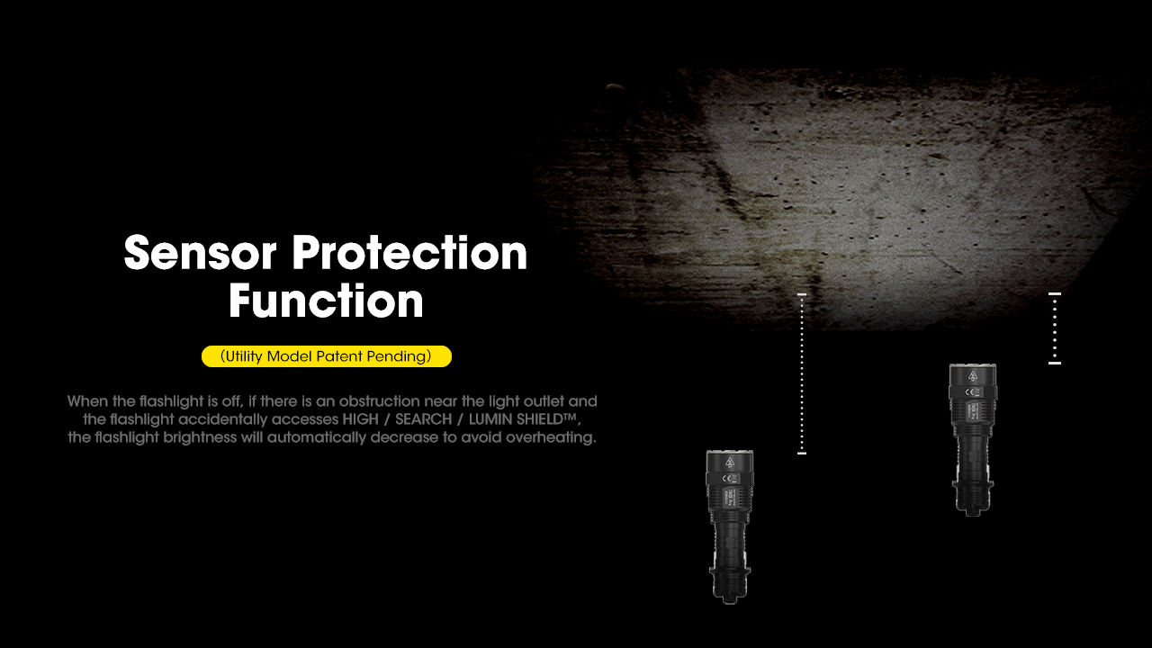 Nitecore TM9K PRO 9900 Lumens Lampe de poche rechargeable durable avec USB-C et faisceau de 510 m pour les aventures en plein air