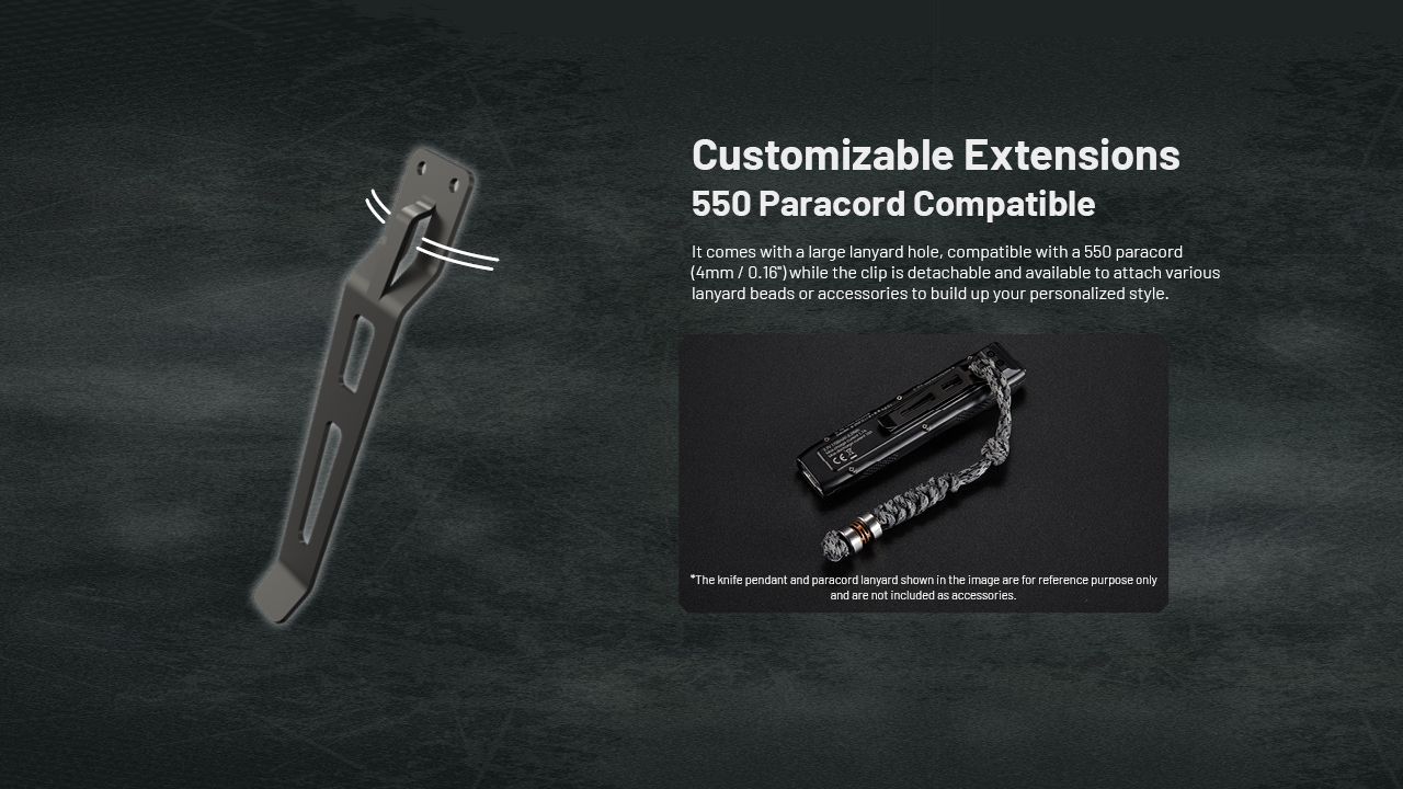 Nitecore EDC25 Lampe de poche compacte 3000 lumens USB-C polyvalente pour extérieur, lampe EDC haute luminosité